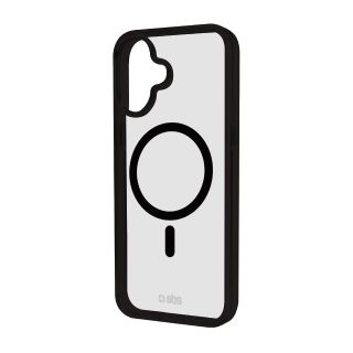 Sbs Mag Frame Custodia per Cellulare 17 Cm (6.7") Cover Nero, Trasparente