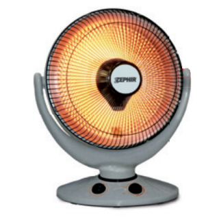 Zephir Zcrb36 Stufetta Elettrica Interno Bianco 900 W Riscaldatore Ambiente Elettrico a Infrarossi