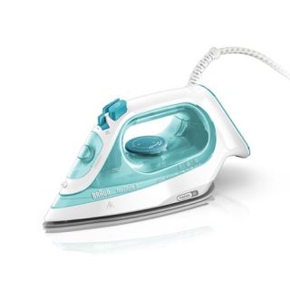 Braun Si 3041 Gr Ferro a Vapore Piastra in Ceramica 2350 W Turchese, Bianco