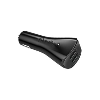 Celly Ccusb22 Caricabatterie per Dispositivi Mobili Universale Nero Accendisigari Auto