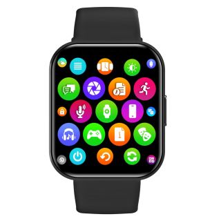 Celly Trainerwatch2bk Smartwatch e Orologio Sportivo 4,6 Cm (1.81") Digitale 320 X 320 Pixel Touch Screen Nero Gps (satellitare)