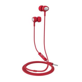 Celly Up500 Auricolare Cablato In-ear Musica e Chiamate Rosso