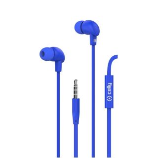Celly Up600bl Cuffia e Auricolare Cablato In-ear Musica e Chiamate Blu
