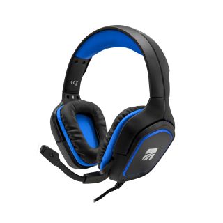 Xtreme Burian Auricolare Cablato a Padiglione Gaming Nero, Blu