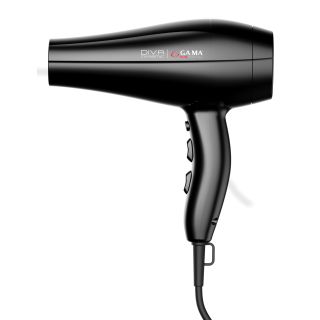 Ga.ma Phon Diva Ceramica: 2300 W, Motore Ac a Lunga Durata, Prestazioni Elevate, Rivestimenti in Ceramica per un Effetto Delicato, Anti Crespo, 6 Combinazioni di Temperature e Velocità, Pulsante Aria Fredda, 2 Bocchette, 1 Diffusore, Comodità D'uso