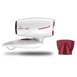 Ga.ma Phon Eolic Ceramic Ion, Motore Dc Ultraleggero, 1600 W, Asciugatura Rapida, Componenti in Ceramica per Capelli Sani e Luminosi, Anti Crespo, 4 Combinazioni di Temperatura e Velocità