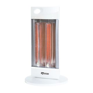 Termozeta Tzr11 Stufetta Elettrica Interno Bianco 900 W Riscaldatore di Spazio in Grafite