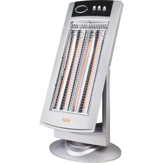 Vinco 70181 Stufetta Elettrica Interno Nero, Argento 900 W