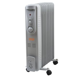Vinco 70501 Stufetta Elettrica Interno Grigio 2000 W Riscaldatore Ambiente Elettrico a Olio