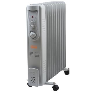 Vinco 70502 Stufetta Elettrica Interno Grigio 2500 W Riscaldatore Ambiente Elettrico a Olio
