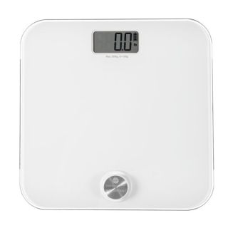 Macom Smart Body Scale Bilancia Pesapersone Elettronica con Funzionamento Senza Batterie Quadrato Bianco