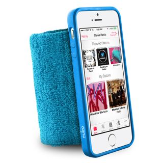 Puro Ipc5runblue Custodia per Cellulare Fascia da Braccio Blu