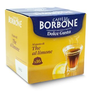 Caffè Borbone Capsule per Dolcegusto Tè al Limone Capsule di Tè 16 Pz