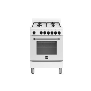 Bertazzoni La Germania Americana Amn664ebv/24 Cucina Elettrico Gas Bianco