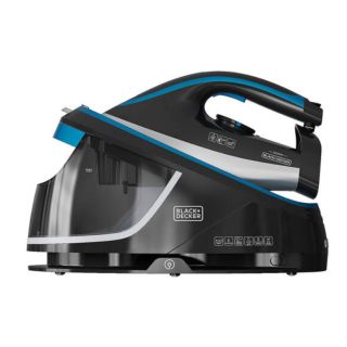 Black & Decker Bxss2401e 2400 W 1,5 L Piastra in Ceramica Nero, Blu, Bianco