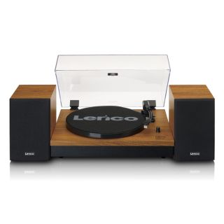 Lenco Ls-310wd Piatto Audio Giradischi con Trasmissione a Cinghia Nero, Legno Manuale