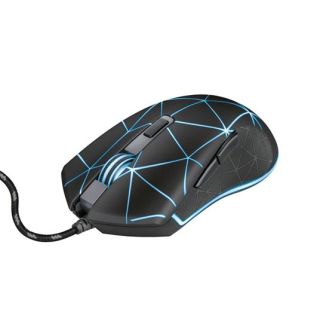 Trust Gxt 133 Locx Mouse Gaming Mano Destra Usb Tipo a Ottico 4000 Dpi