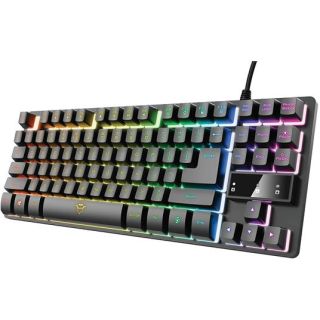 Trust Gxt 833 Thado Tkl Tastiera Gaming Usb Qwerty Italiano Nero