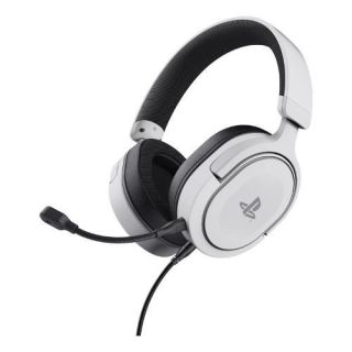 Trust Gxt 498 Forta Auricolare Cablato a Padiglione Gaming Nero, Bianco