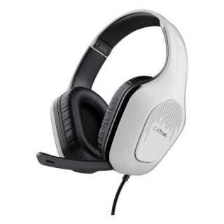 Trust Gxt 415w Zirox Auricolare Cablato a Padiglione Gaming Bianco