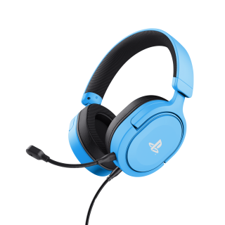 Trust Gxt 498b Forta Auricolare Cablato a Padiglione Gaming Blu