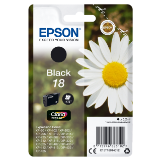 Epson Daisy Cartuccia Margherita Nero 18inchiostri Claria Home 18