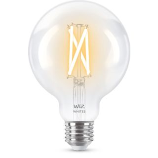 Wiz Lampadina Smart Filament Dimmerabile Luce Bianca da Calda a Fredda Attacco E27 60w Globo