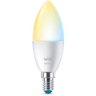 Wiz Lampadina Smart Dimmerabile Luce Bianca da Calda a Fredda Attacco E14 40w Candela