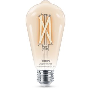 Philips Led Lampadina Smart Filament Dimmerabile Luce Bianca da Calda a Fredda Attacco E27 60w Edison