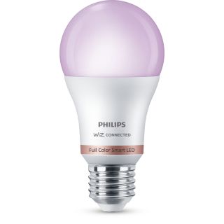 Philips Led Lampadina Smart Dimmerabile Luce Bianca o Colorata Attacco E27 60w Goccia