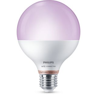 Philips Led Lampadina Smart Dimmerabile Luce Bianca o Colorata Attacco E27 75w Globo