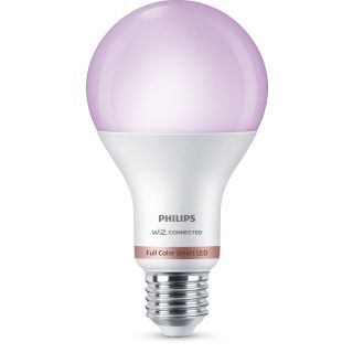 Philips Led Lampadina Smart Dimmerabile Luce Bianca o Colorata Attacco E27 100w Goccia