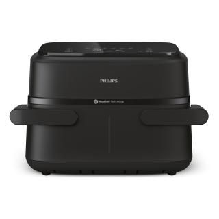 Philips Serie 1000 Airfryer con Cestello Flexi/doppio, Friggitrice Ad Aria da 7.1l, 10 Metodi di Cottura, App per Ricette Na150/00