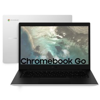 Samsung Galaxy Chromebook Go Intel® Celeron® N N4500 35,6 Cm (14") Hd 4 Gb Lpddr4x-sdram 64 Gb Emmc Wi-fi 6 (802.11ax) Chromeos Argento
