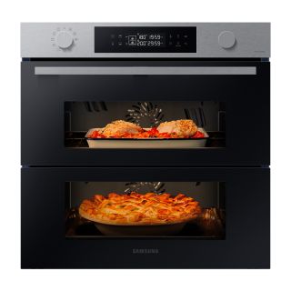 Samsung Nv7b45403bs Forno Ad Incasso Dual Cook Flex™ Serie 4 76 L A+ Inox