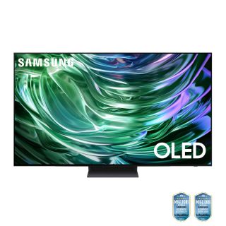 Samsung Tv Oled 4k 48” Qe48s90daexzt Smart Tv Wi-fi Graphite Black 2024, Processore Nq4 Ai Gen2, Self-illuminating Pixels, Laser Slim Design, Dolby Atmos