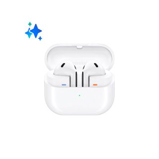 Samsung Galaxy Buds3 Auricolari Ai Open-type True Wireless, Audio Hi-fi, Impermeabilità Ip57, White