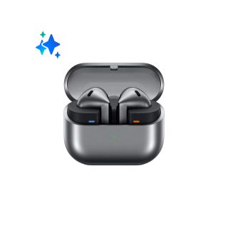 Samsung Galaxy Buds3 Auricolari Ai Open-type True Wireless, Audio Hi-fi, Impermeabilità Ip57, Silver