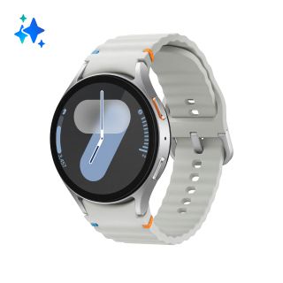 Samsung Galaxy Watch7 Smartwatch Galaxy Ai, Analisi del Sonno, Controllo con Doppio Avvicinamento di Dita, Batteria a Lunga Durata, Gps, Bluetooth, Ghiera Touch in Alluminio 44mm Silver