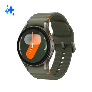 Samsung Galaxy Watch7 Smartwatch Galaxy Ai, Analisi del Sonno, Controllo con Doppio Avvicinamento di Dita, Batteria a Lunga Durata, Gps, Bluetooth, Ghiera Touch in Alluminio 40mm Green