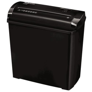 Fellowes P-25s Distruggi Documenti Taglio a Striscia 22 Cm Nero, Grigio