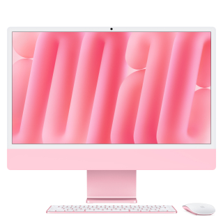 Apple Imac 24"retina Display 4,5k, Chip M4 con Cpu 8‑core, Gpu 8‑core, 16gb, 256gb Ssd, Rosa