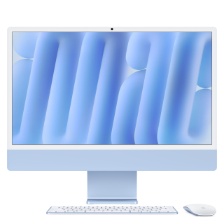 Apple Imac 24"retina Display 4,5k, Chip M4 con Cpu 10‑core, Gpu 10‑core, 16gb, 256gb Ssd, Blu