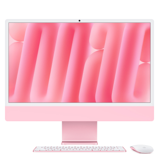 Apple Imac 24"retina Display 4,5k, Chip M4 con Cpu 10‑core, Gpu 10‑core, 16gb, 256gb Ssd, Rosa