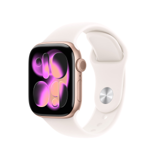 Apple Watch Series 11 Gps 42mm Cassa Alluminio Oro Rosa con Band Rosa Fard - S/m
