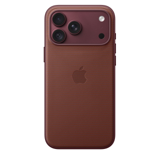 Apple Custodia Magsafe in Tessuto Techwoven per Iphone 18 Pro Max - Borgogna