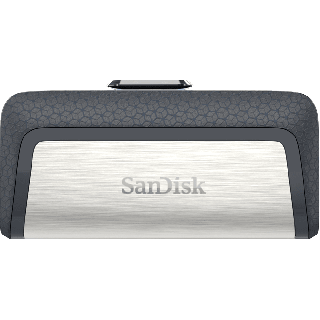 Sandisk Ultra Dual Drive Usb Type-c Unità Flash Usb 128 Gb Usb Type-a / Usb Type-c 3.2 Gen 1 (3.1 Gen 1) Nero, Argento