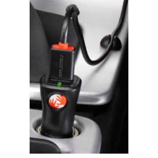 Tomtom 9uuc.001.09 Caricabatterie per Dispositivi Mobili Gps, Telefono Cellulare, Mp3, Mp4 Nero Accendisigari Auto