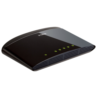 D-link Des-1005d Non Gestito Fast Ethernet (10/100) Nero