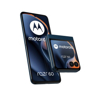 Motorola Razr 60 con Moto Ai (8/256 Gb, 50mp Ois + 13mp, Selfie 32mp, Display Esterno 3.63", Interno 6.9" Poled 120hz, Mediatek Dimensity 25m, 4500mah, 5g, Dual Sim, Android 15) Pantone Gibraltar Sea